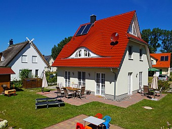 Blick auf beide Terrassen